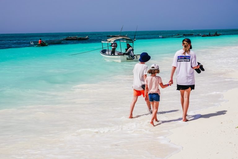 family beach zanzibar