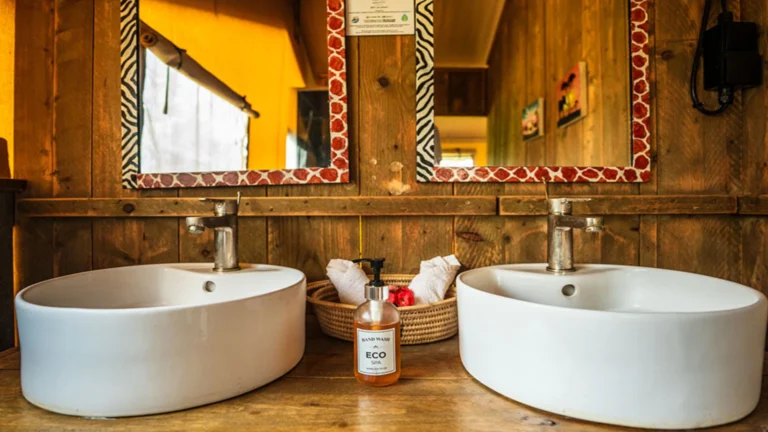 african safari lake manyara lodge wash room