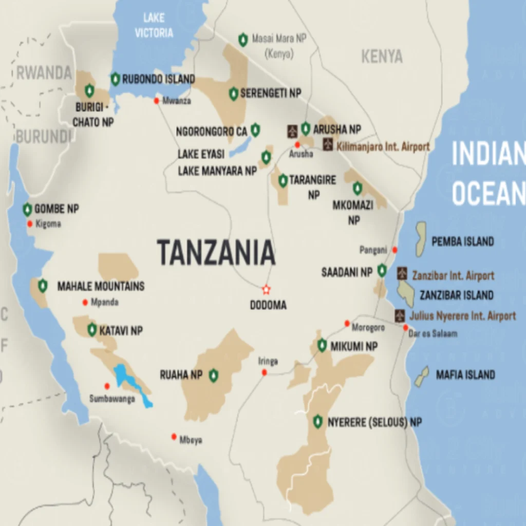 Tanzania Map (1)
