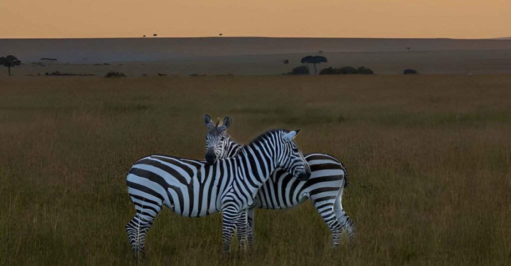 Löwenrudel ruht in der trockenen Savanne des Serengeti Nationalparks Tansania